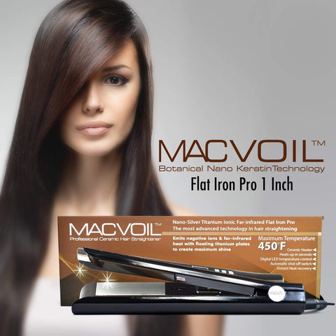 Macvoil Flat Iron 1 Inch | MACVOIL | SHSalons.com